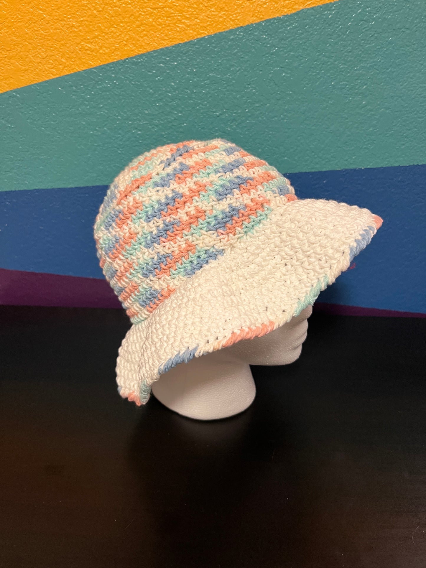 Crochet bucket hats