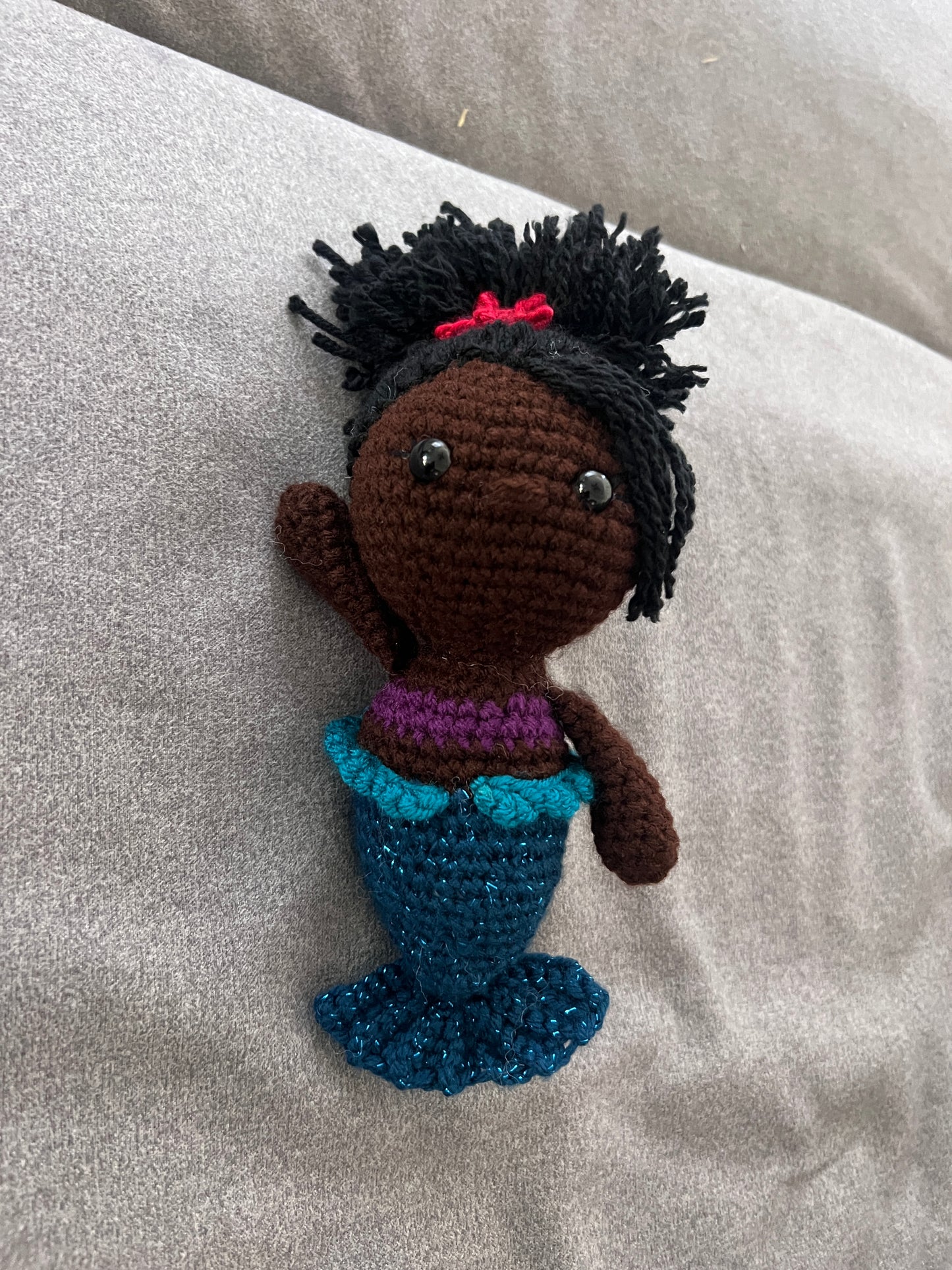 Crochet mermaid doll