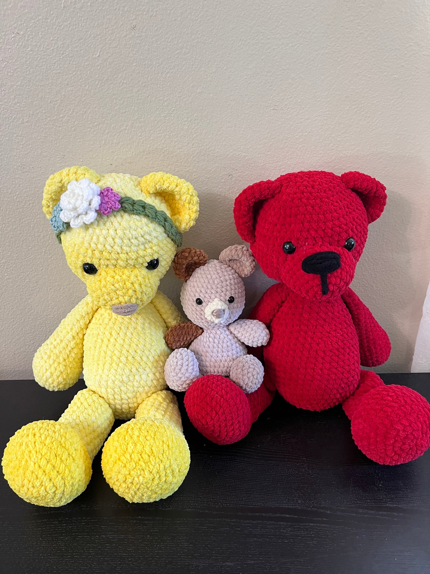 Large Emotional support teddy bear (24 inches)