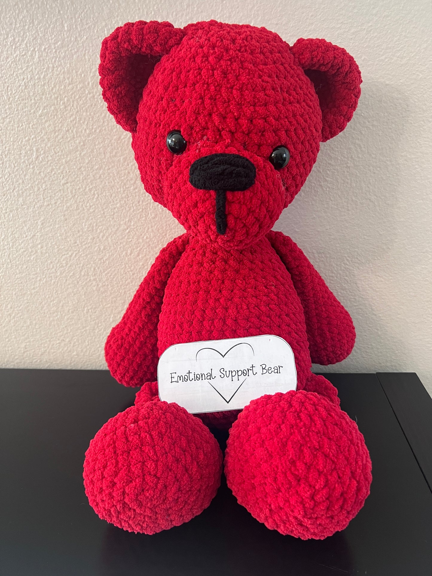 Large Emotional support teddy bear (24 inches)