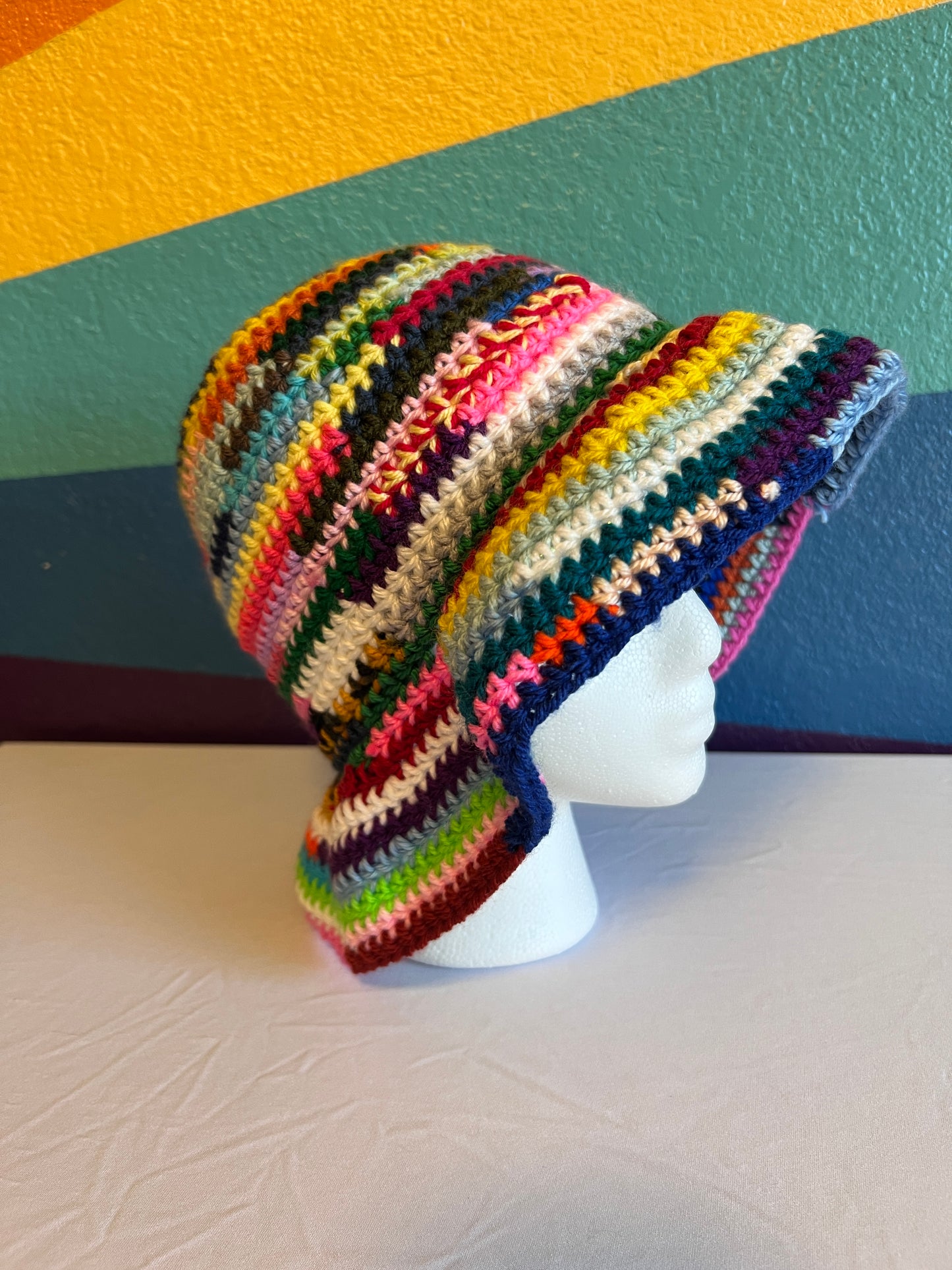 Crochet bucket hats