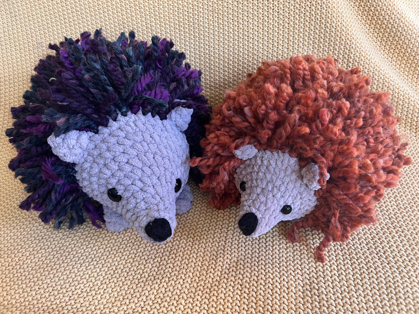 Crochet Cuddly Hedgehog Doll