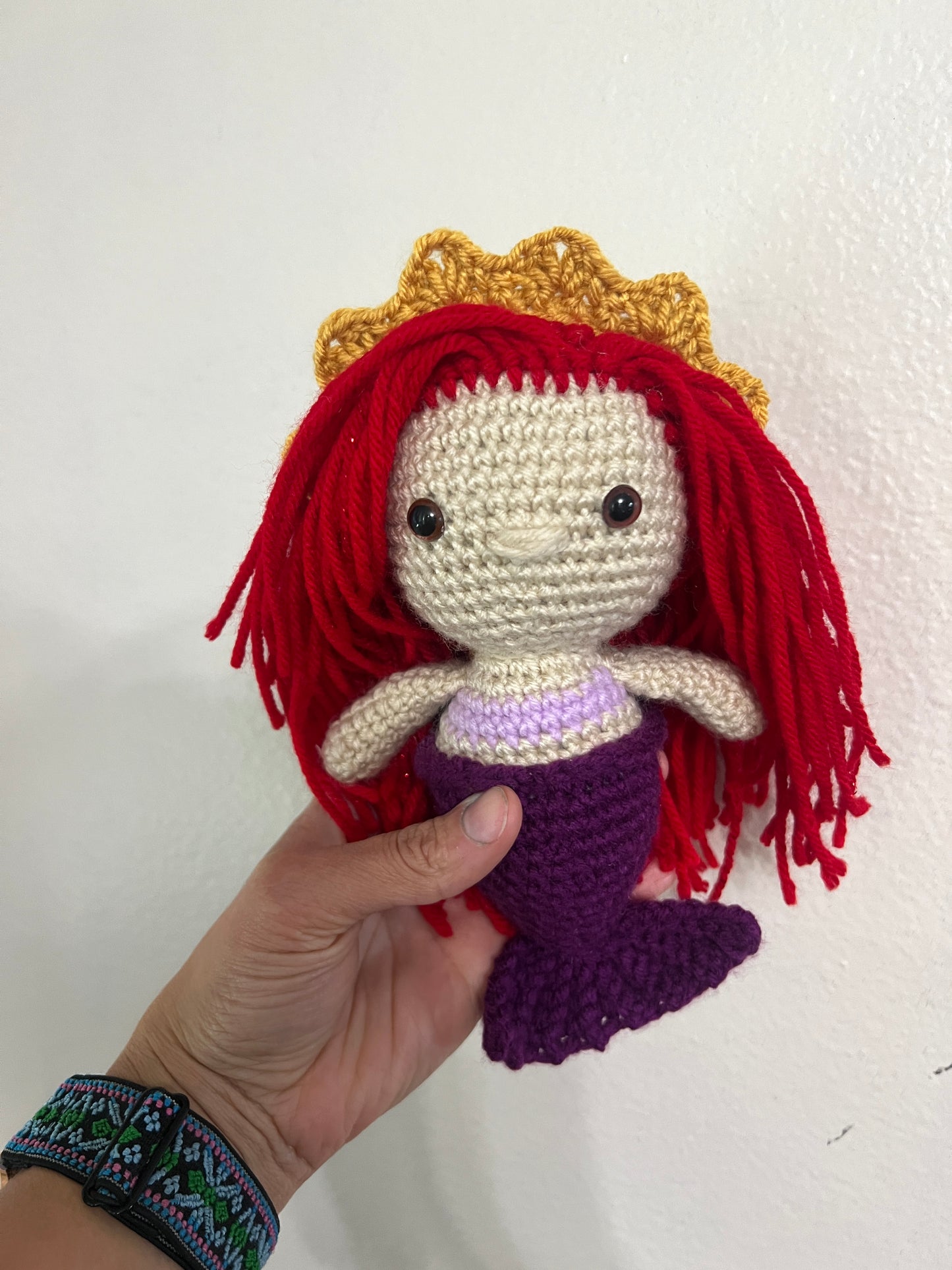 Crochet mermaid doll