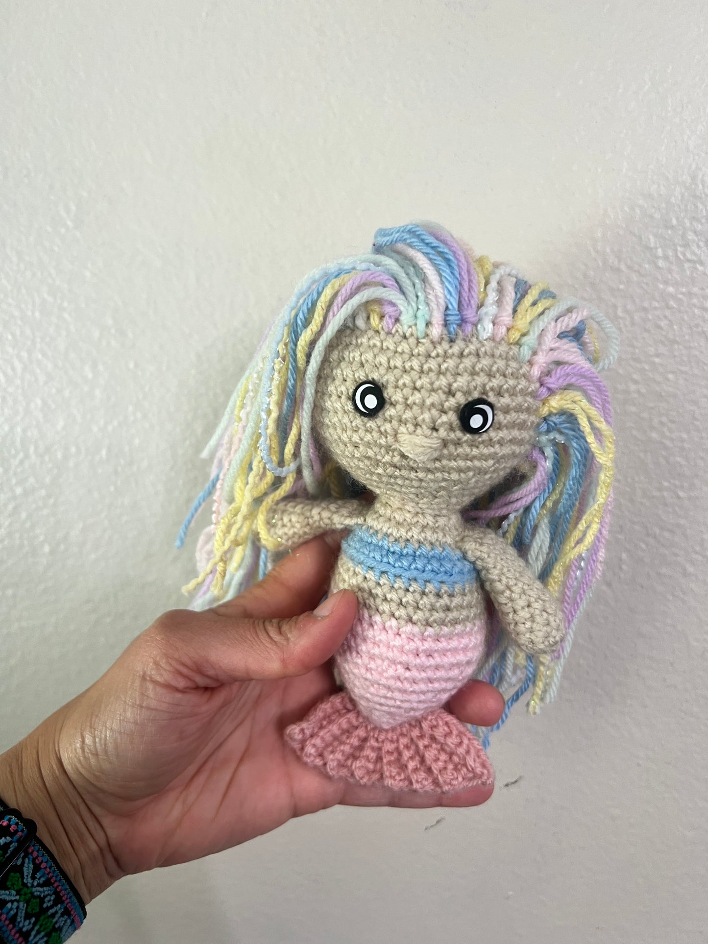 Crochet mermaid doll