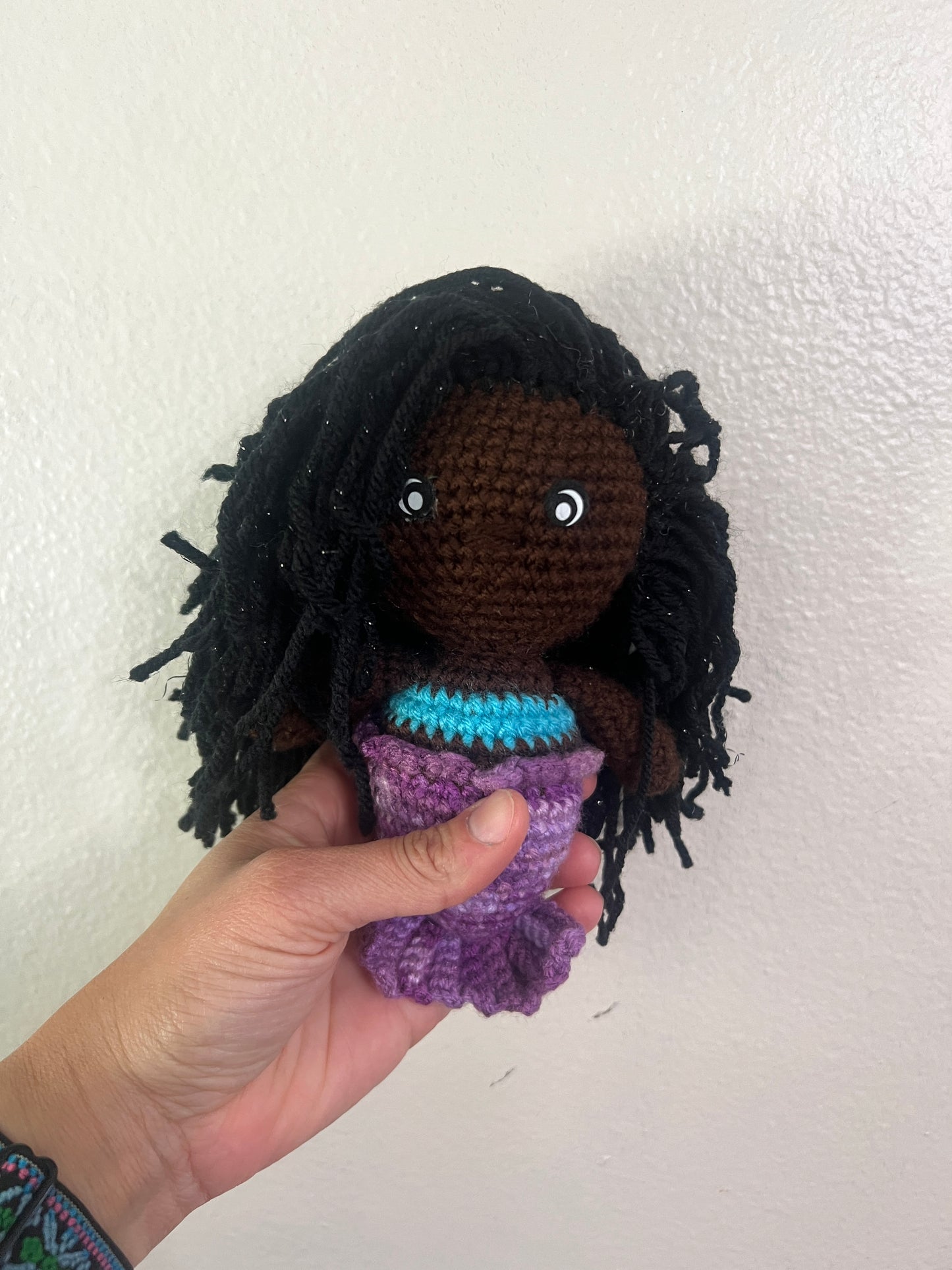 Crochet mermaid doll