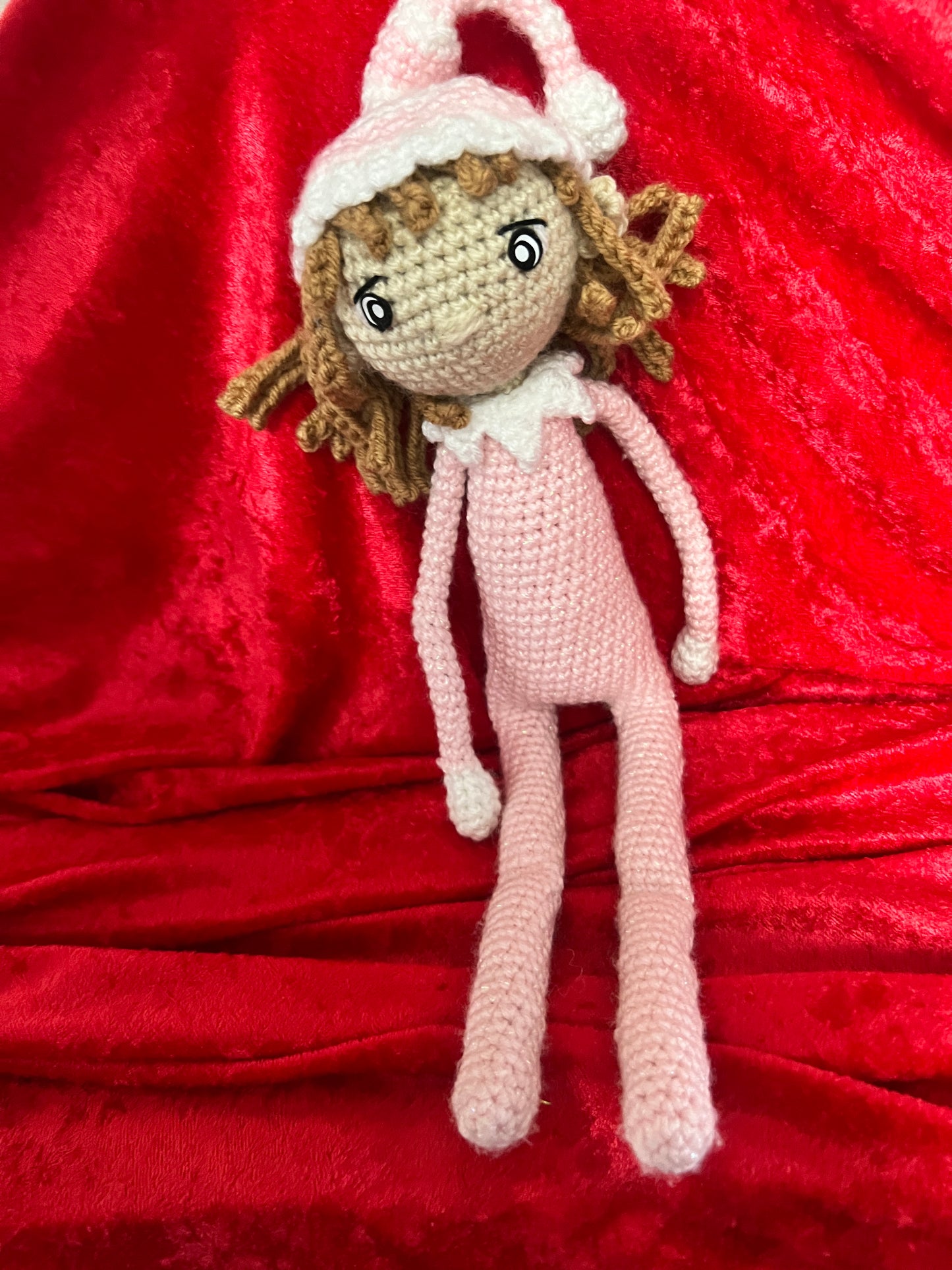 Handmade Crochet Elf on the Shelf Doll – Customizable and Inclusive