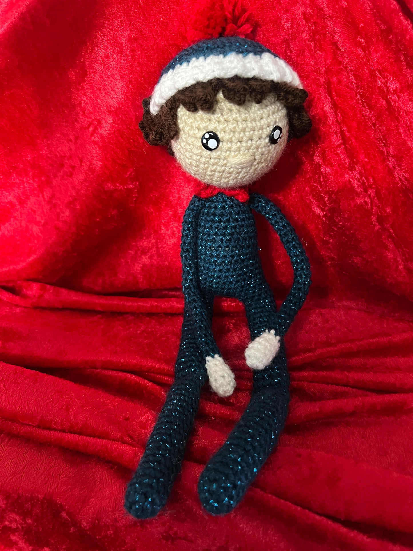 Handmade Crochet Elf on the Shelf Doll – Customizable and Inclusive