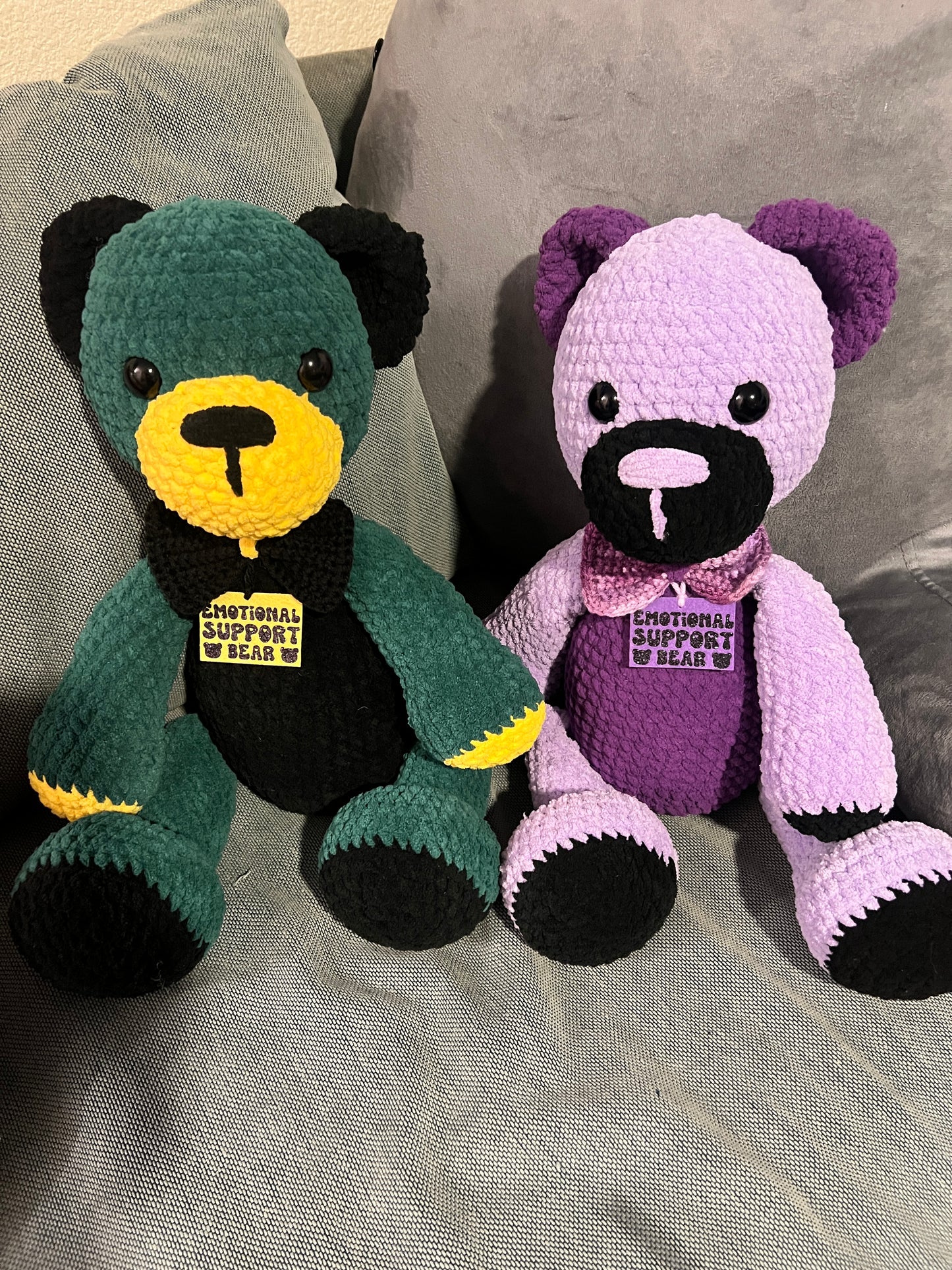 Large Emotional support teddy bear (24 inches)