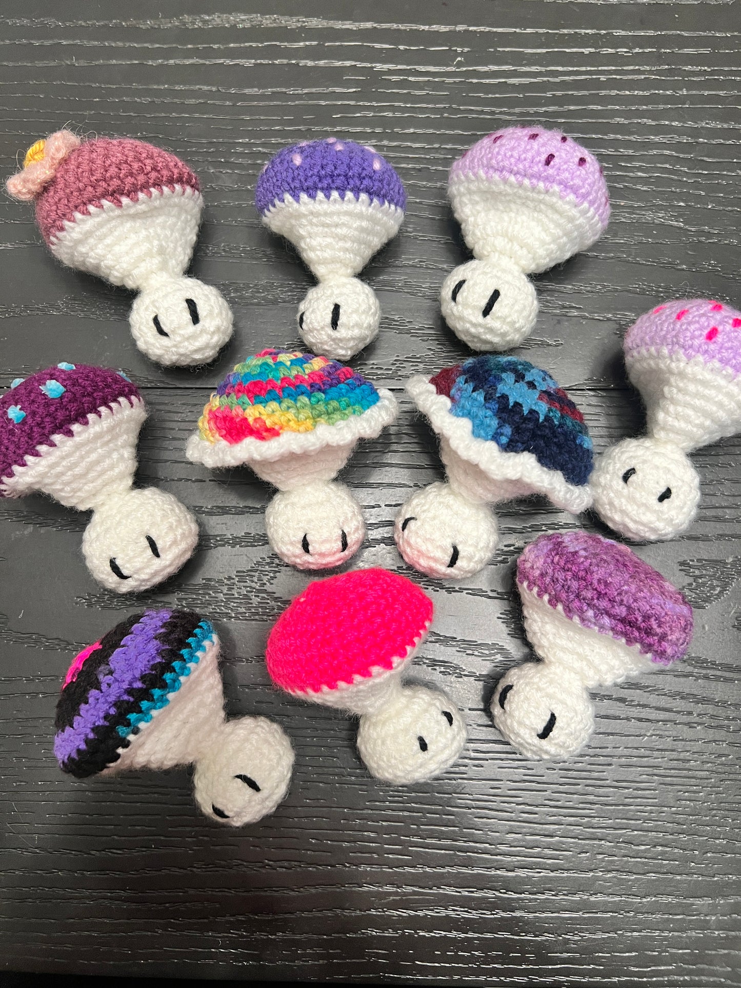 Crochet fidget Mushrooms- 5 for $10