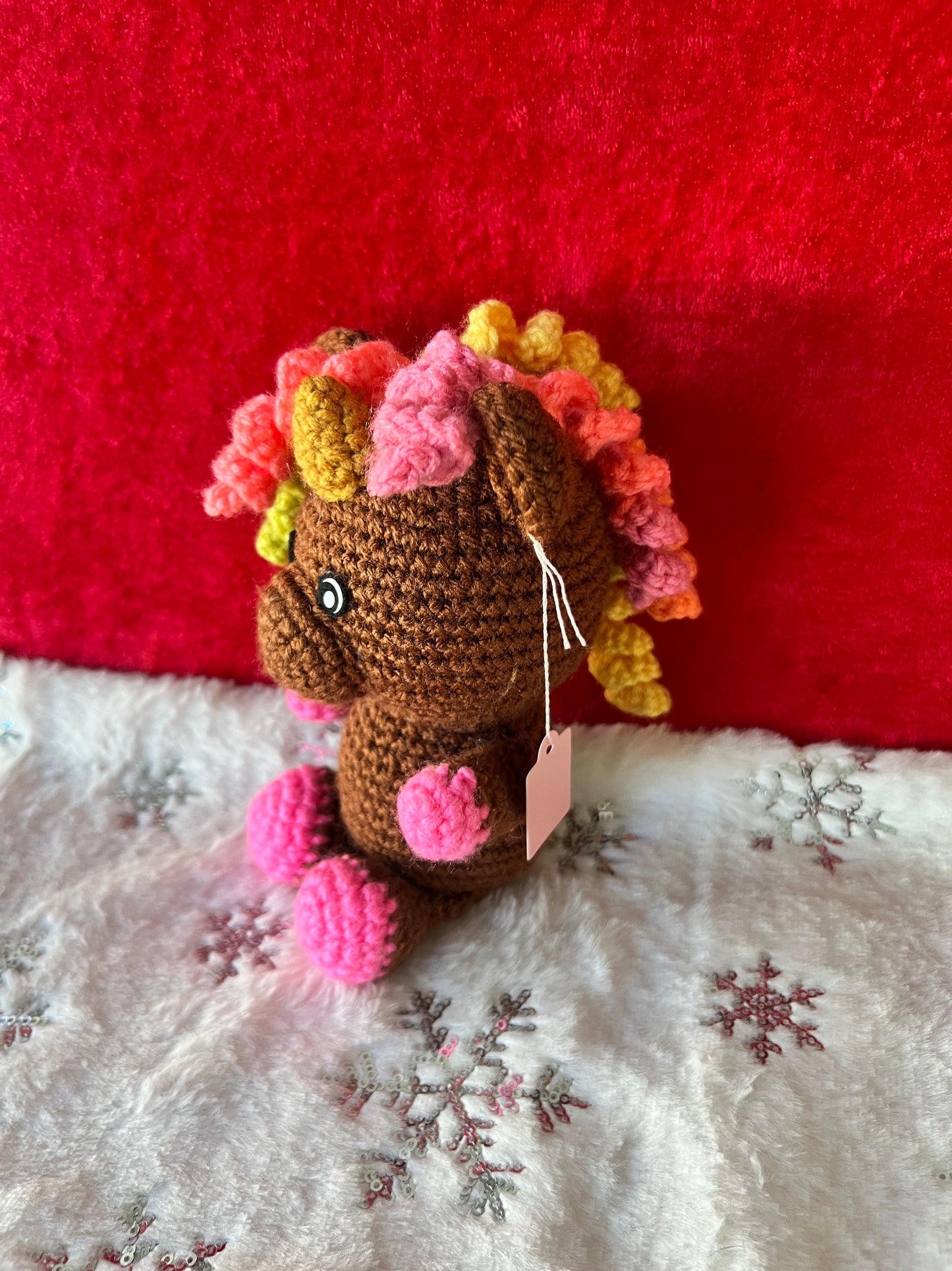 Unicorn with curls- Made to order