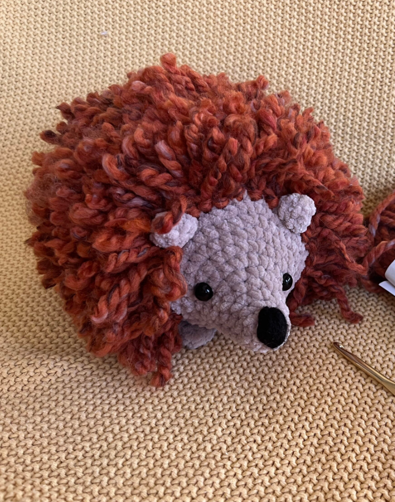 Crochet Cuddly Hedgehog Doll