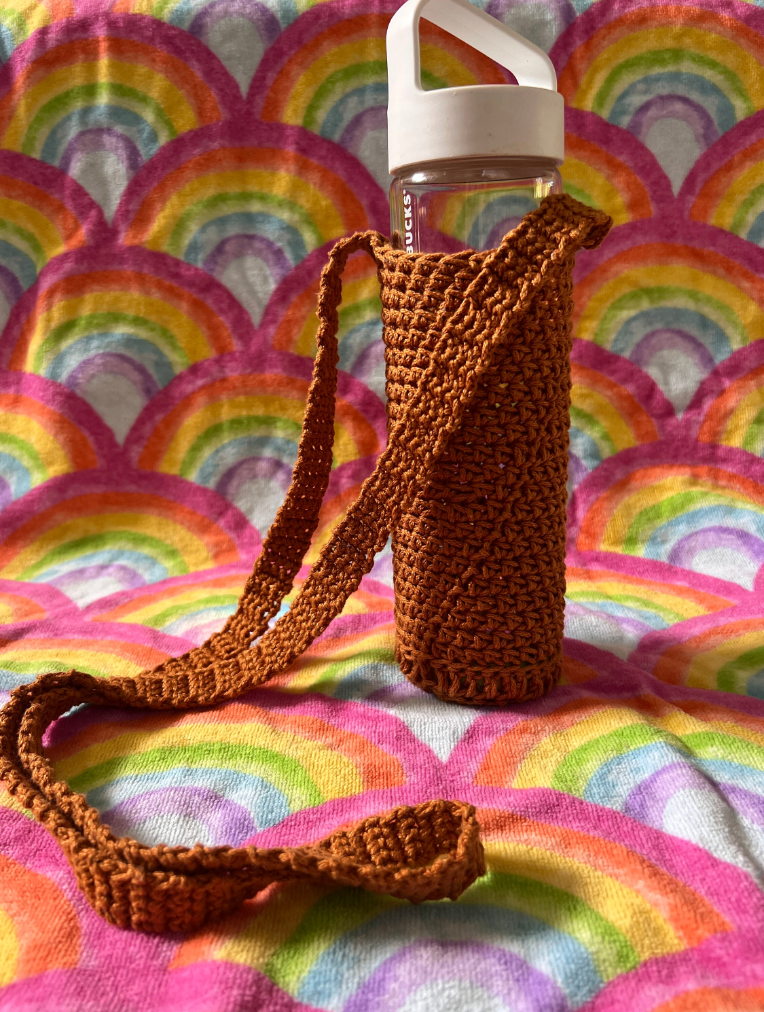 Stylish Crochet Water Bottle Holder