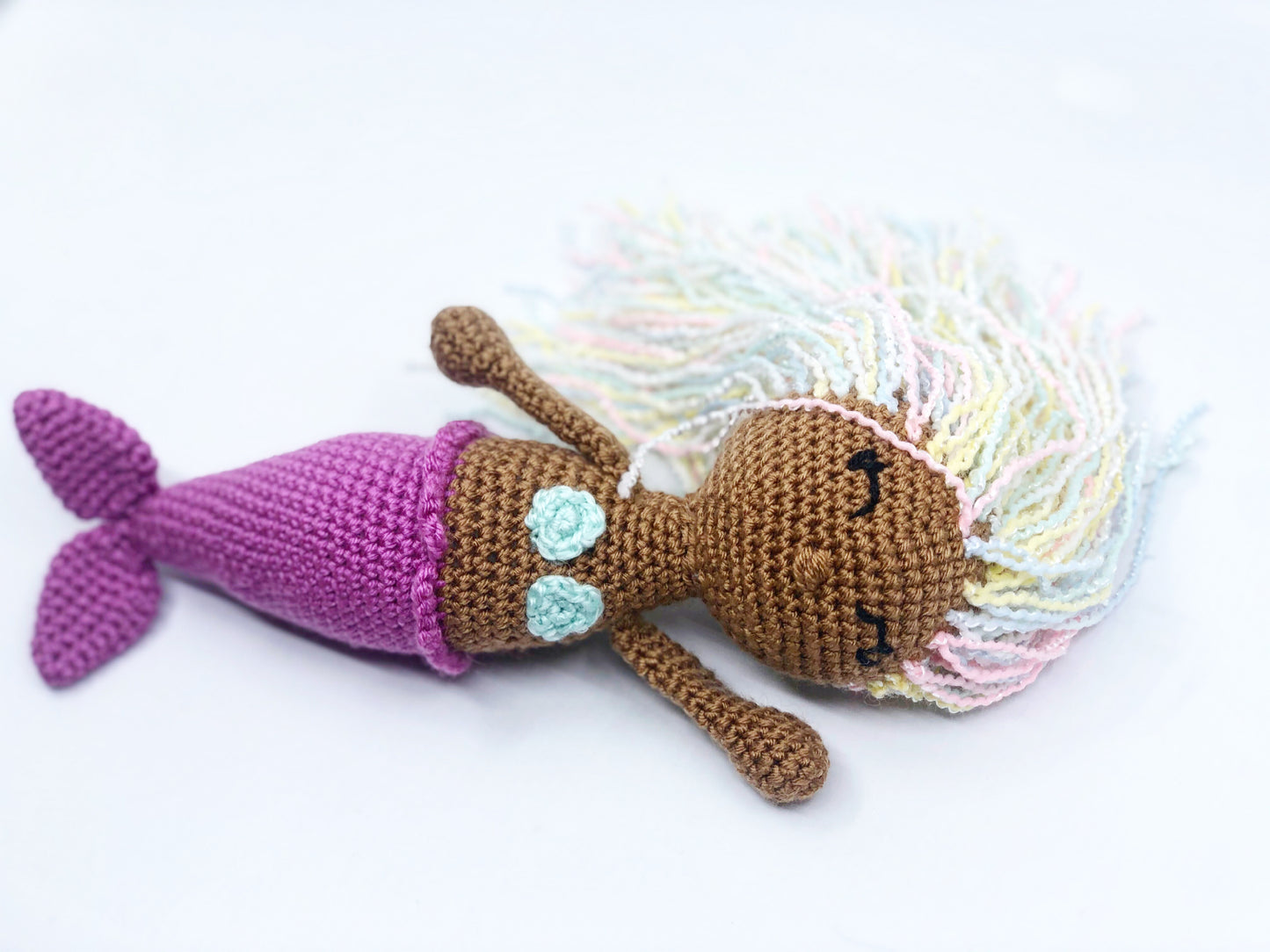 Crochet mermaid doll