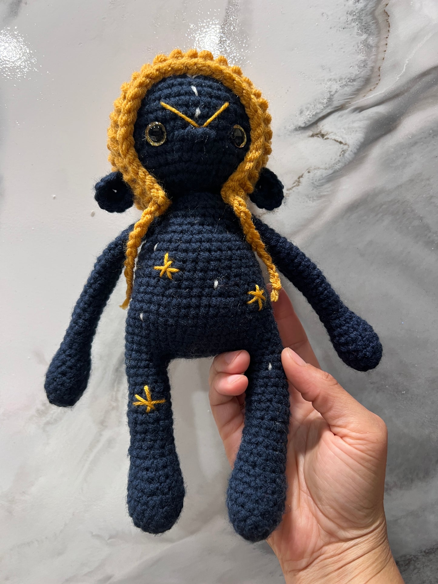 Starlight sparkle crochet doll