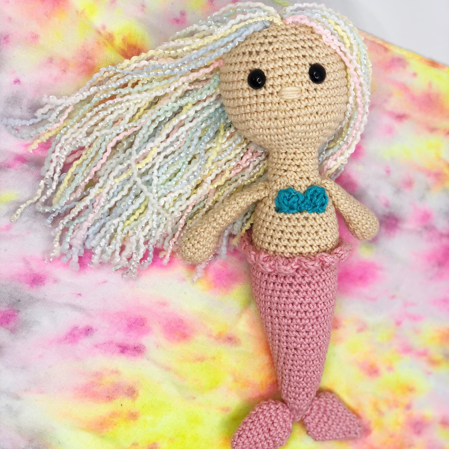 Crochet mermaid doll