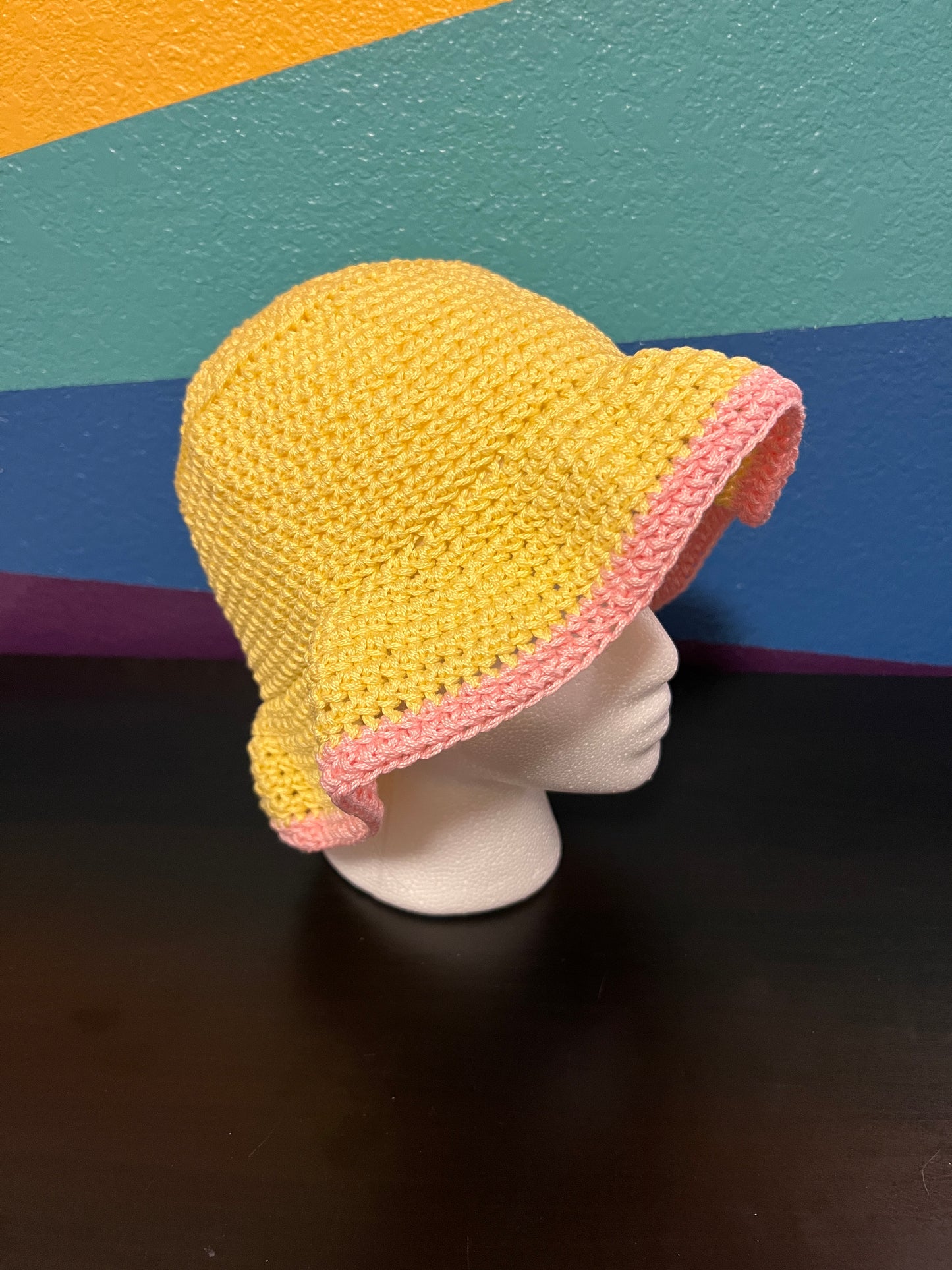 Crochet bucket hats