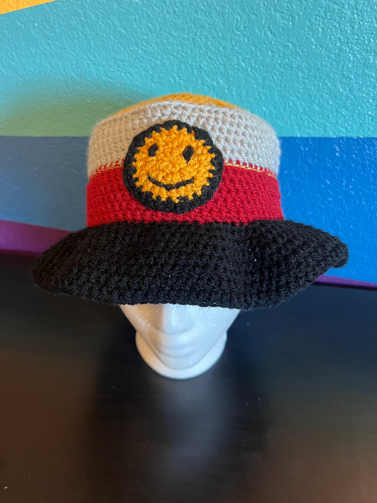 Crochet bucket hats