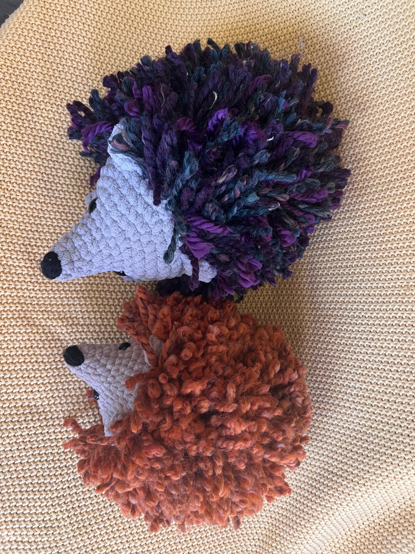 Crochet Cuddly Hedgehog Doll