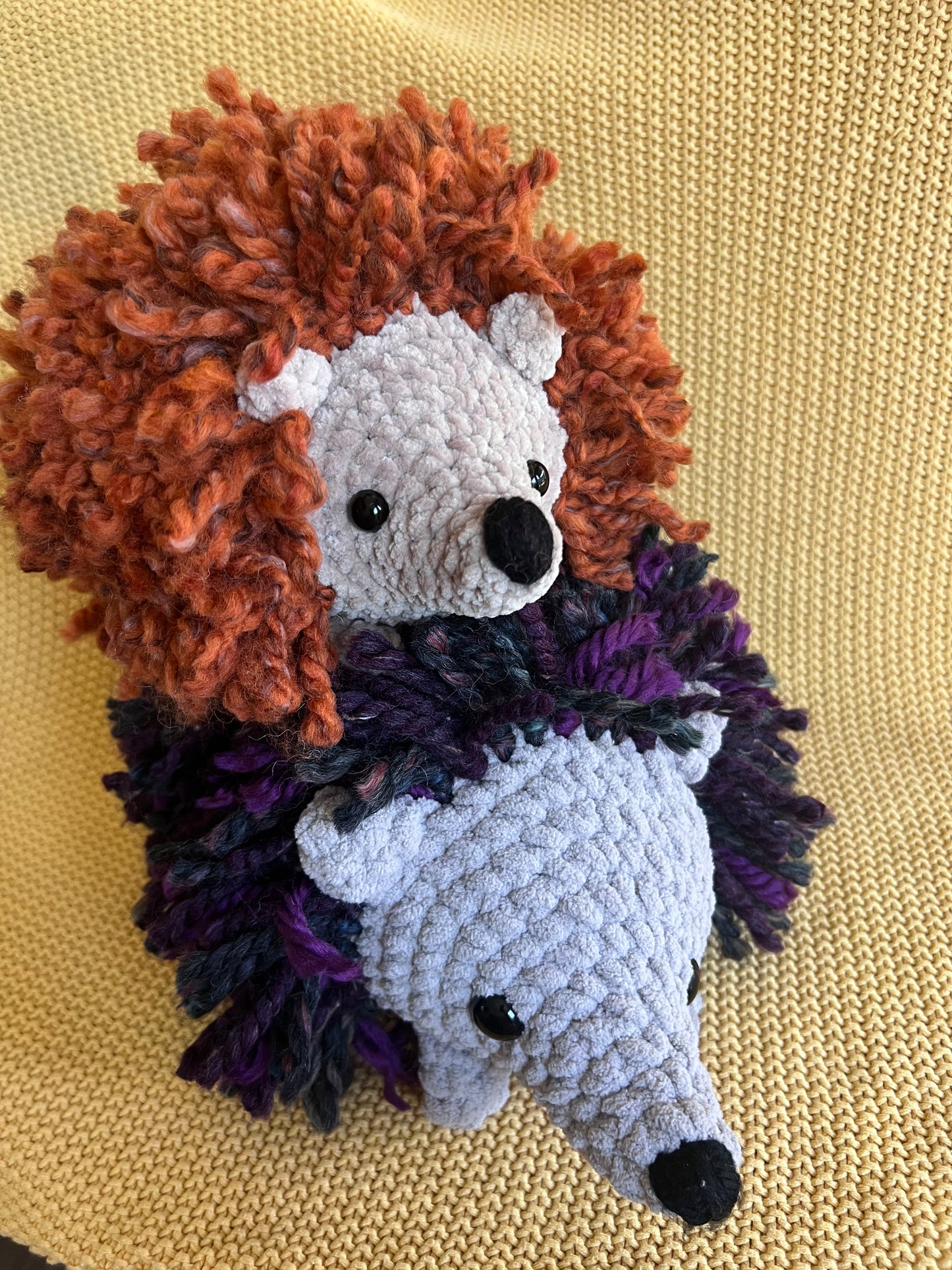 Crochet Cuddly Hedgehog Doll