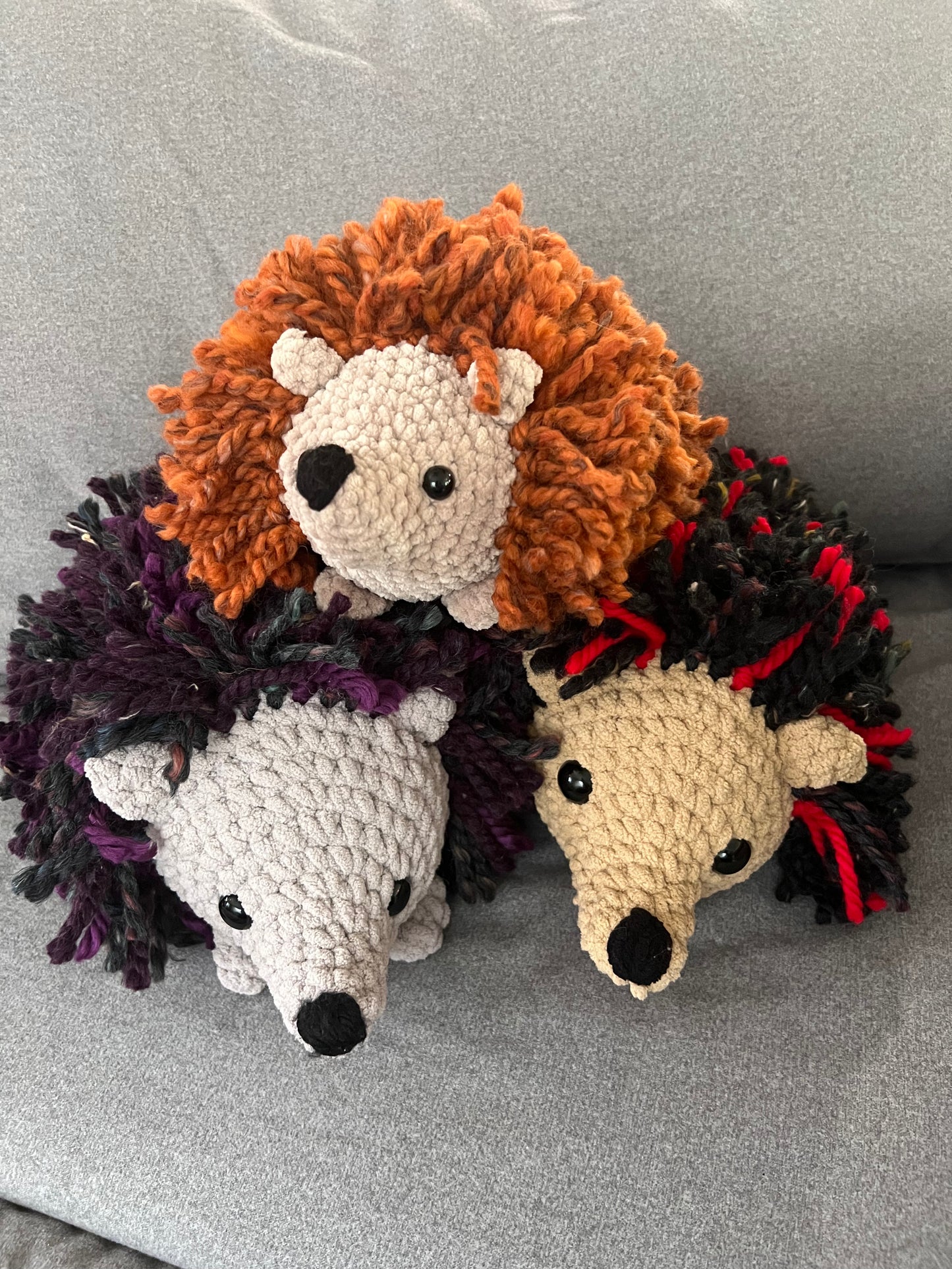 Crochet Cuddly Hedgehog Doll