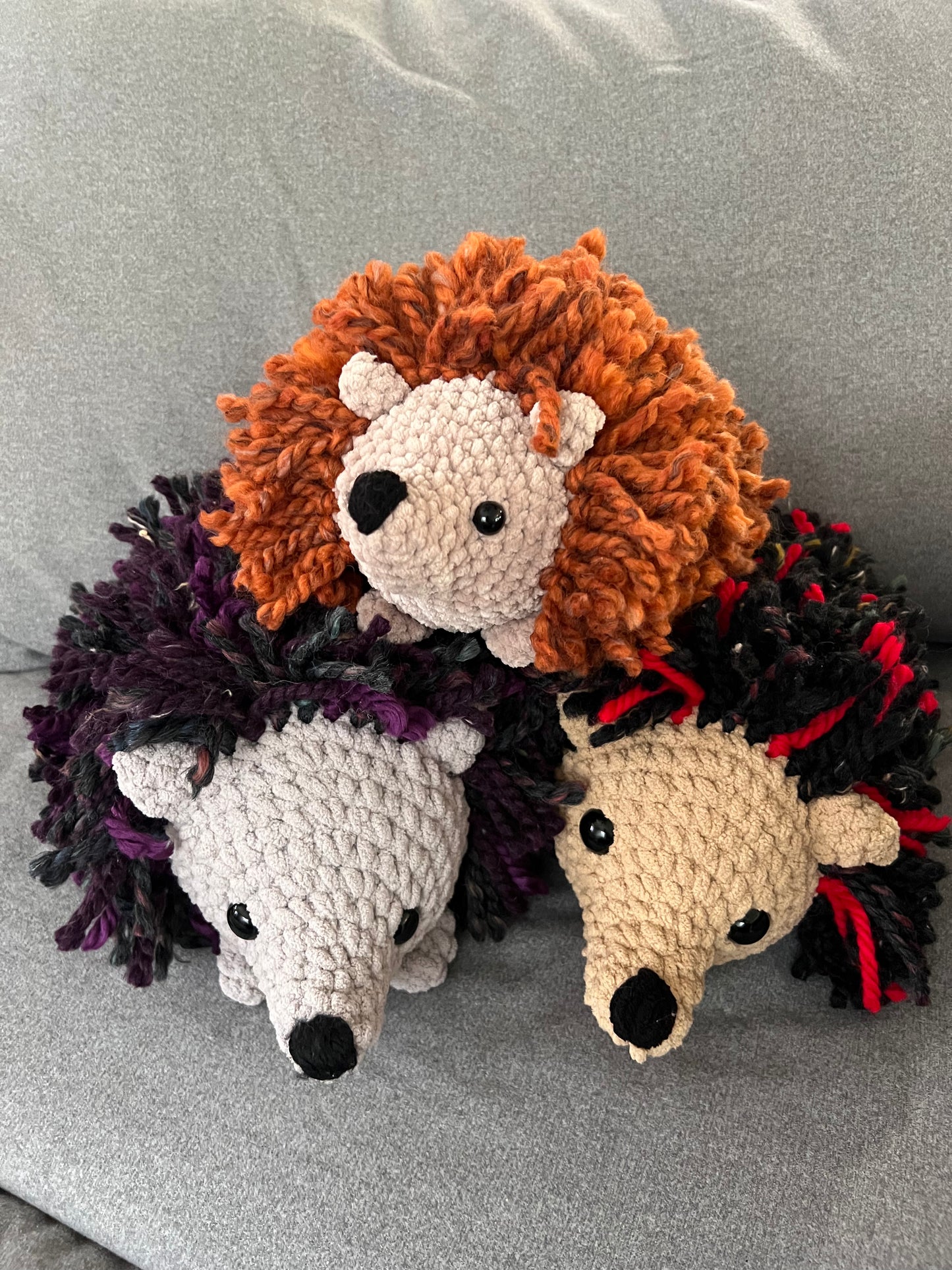 Crochet Cuddly Hedgehog Doll