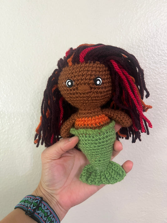 Crochet mermaid doll