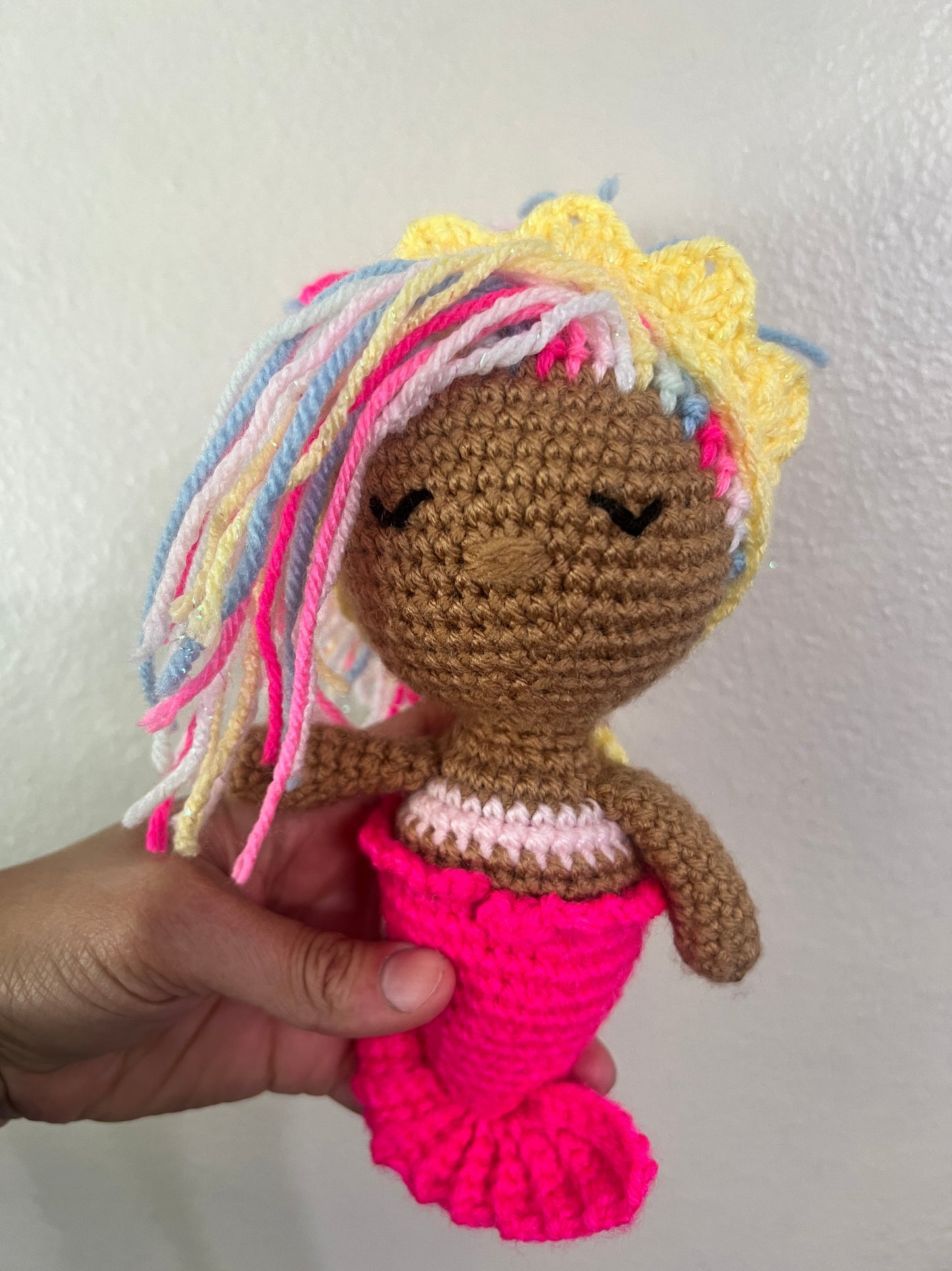 Crochet mermaid doll