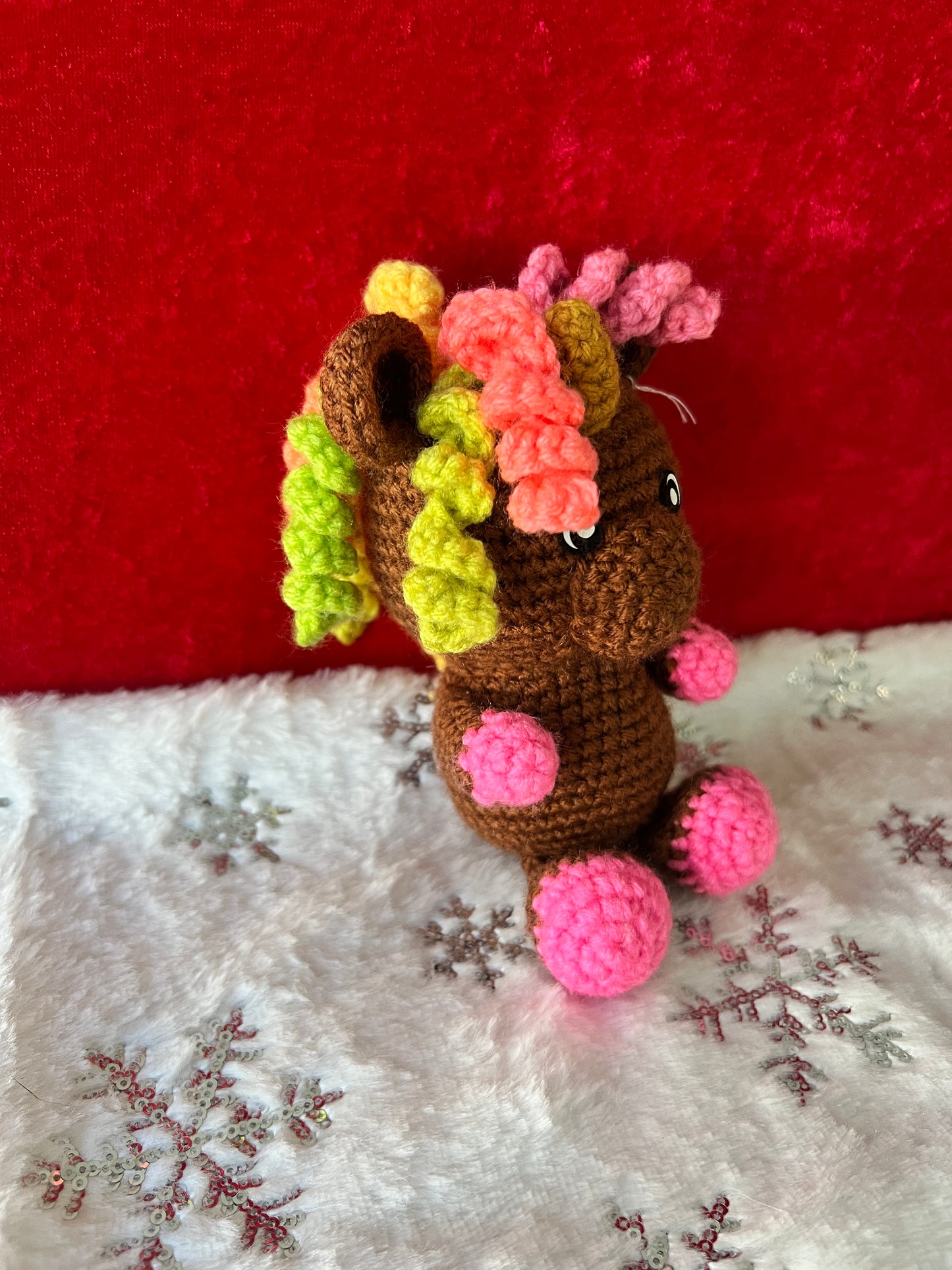 Unicorn with curls- Made to order